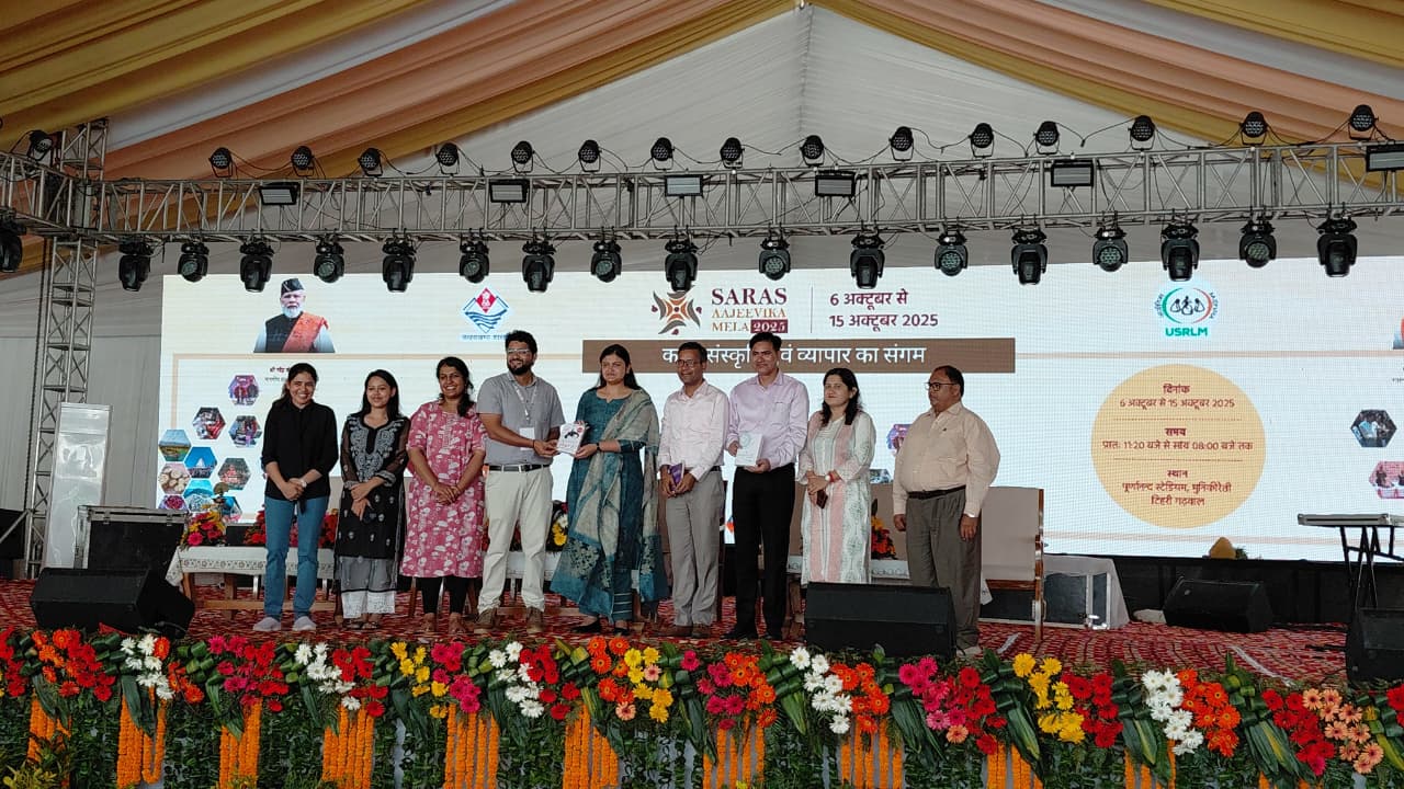 टिहरी गढ़वाल।।राष्ट्रीय स्तरीय सरस आजीविका मेला-2025 का हुआ समापन।