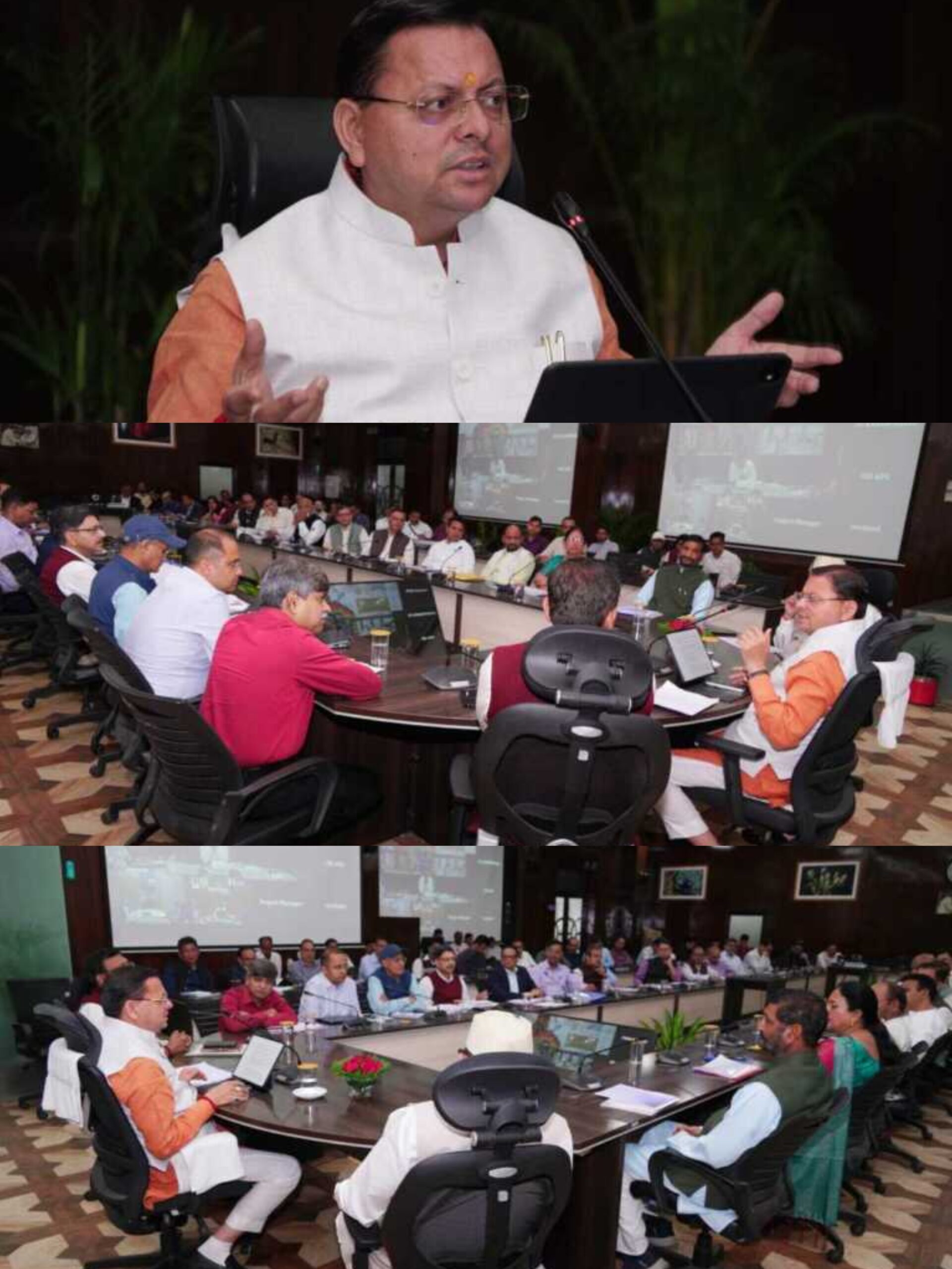 उत्तराखंड।।मुख्यमंत्री पुष्कर सिंह धामी ने की 5 विधानसभाओं की सीएम घोषणाओं की समीक्षा बैठक।