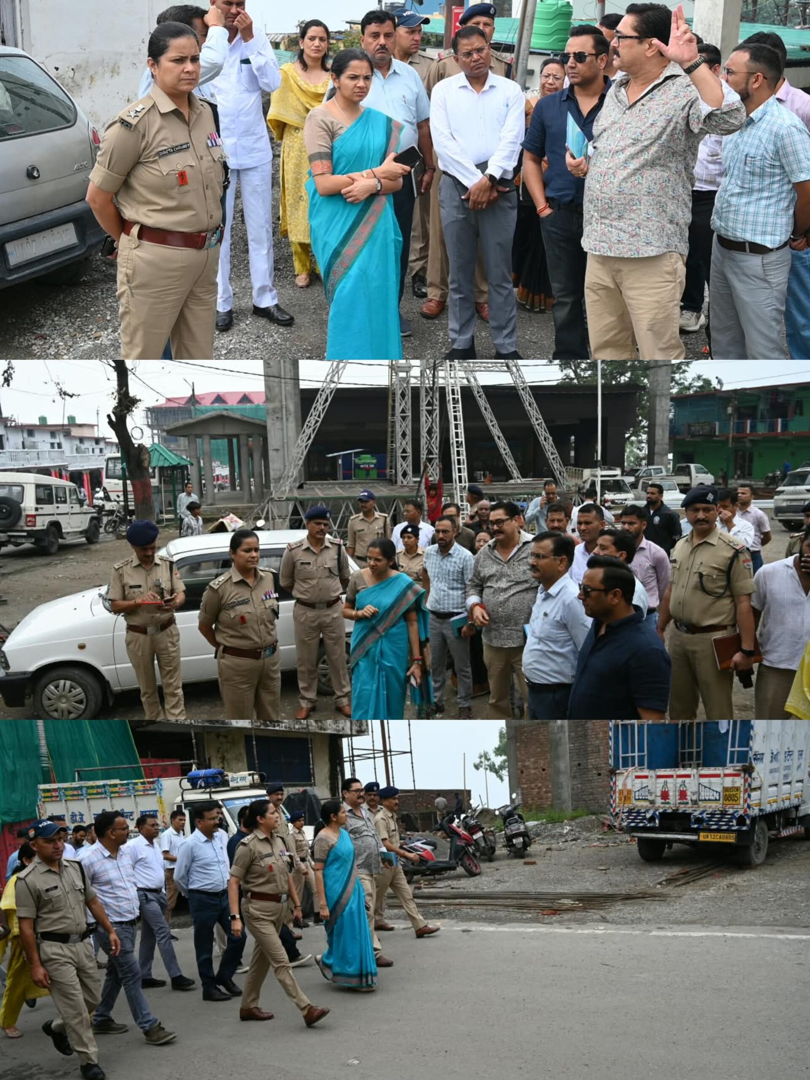 उत्तराखंड।।कुंजापुरी मेले की तैयारियों को लेकर प्रशासन अलर्ट, डीएम-एसएसपी ने किया स्थलीय निरीक्षण।